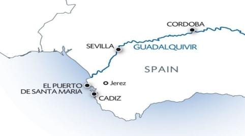 guadalquivir வரைபடம்