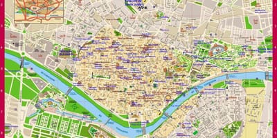 வரைபடம் செவில் பகுதியில்